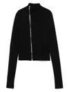 Rick Owens Tailored Jacket With High Collar And Long Sleeves In Black