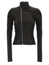 Rick Owens Gary Leather Jacket In Animal Print
