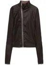 Rick Owens Brown Hollywood Jkt Leather Jacket In Brown
