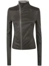 Rick Owens Brown Hollywood Jkt Leather Jacket In Brown