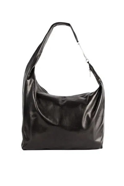 Rick Owens Gemini Handbag In Black