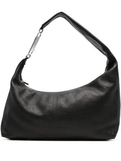 RICK OWENS GEMINI LEATHER SHOULDER BAG
