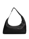 Rick Owens Gemini Leather Shoulder Bag In Black