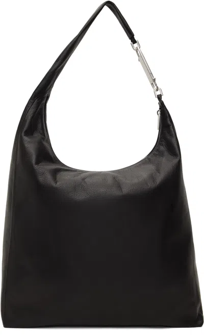 RICK OWENS SLOUCHY LEATHER SHOULDER BAG