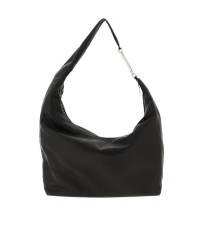 Rick Owens Gemini Shoulder Bag In Black
