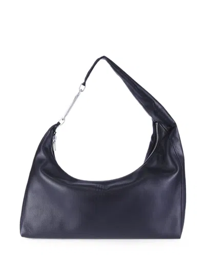 Rick Owens Gemini Leather Shoulder Bag In Black