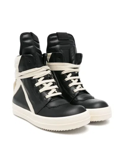 RICK OWENS GEO BASKETS SNEAKERS