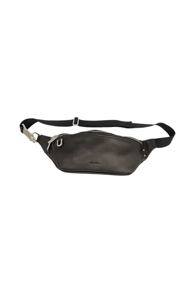 Rick Owens Geo Mumbag Fanny Pack In Black
