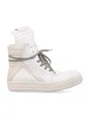 Rick Owens Geobasket In White