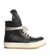 Rick Owens Creep Geobasket High-top Casual Shoes In Black