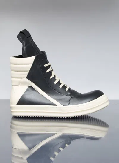 Rick Owens Geobasket High-top Trainers In Black