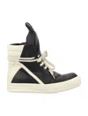 Rick Owens Geobasket Suede High-top Sneakers
