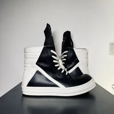 Pre-owned Rick Owens Geobasket Shoes In Black