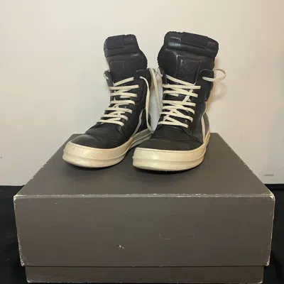 Pre-owned Rick Owens Geobasket Shoes In Black