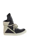 Rick Owens Geobasket Sneaker In Black