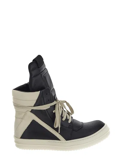 Rick Owens Geobasket Trainer In Black