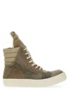Rick Owens Sneakers High-top Contrast Sole In Multicolour