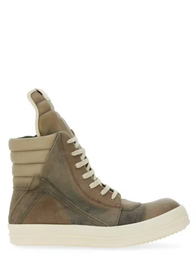 Rick Owens Geobasket Sneakers In Multicolour