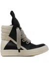 Rick Owens Geobasket Sneakers In Black