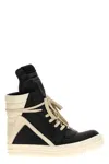 Rick Owens 'geobasket' Sneakers In Multi