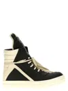 Rick Owens Sneakers Geobasket In Pelle Con Maxi Linguetta