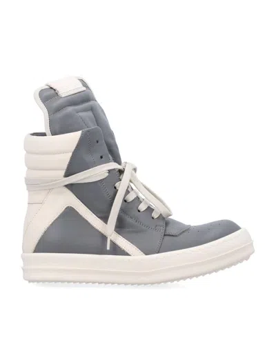 Rick Owens Geobasket Woman's Sneakers In Blue