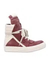 Rick Owens Geobasket Woman's Sneakers In Multi