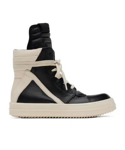 Rick Owens Geobaskets High-top Trainers In Nude