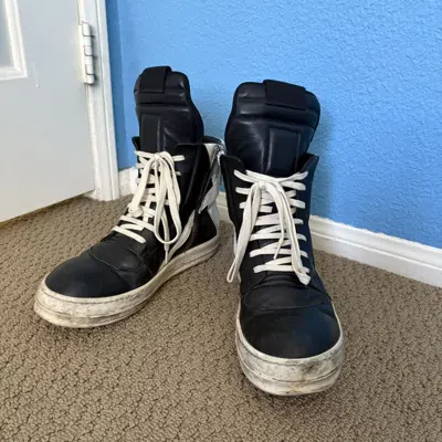 Pre-owned Rick Owens Geobaskets Shoes In Black