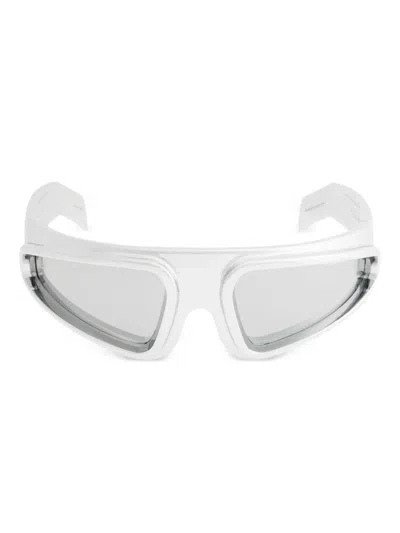 Rick Owens Geometric-frame Sunglasses In Neutral