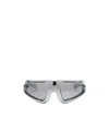 Rick Owens Geometric-frame Sunglasses In Gray