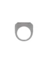 Rick Owens Geometric Statement Ring In Silver