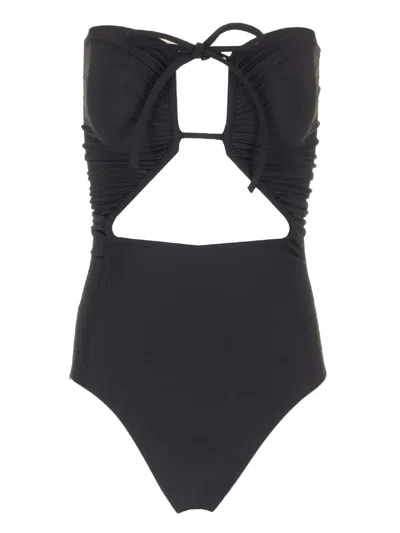 Rick Owens Geometric Swimsuit Jackets Black