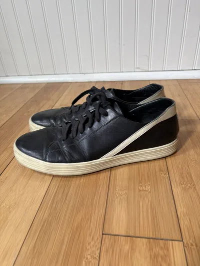 Pre-owned Rick Owens Geothrasher Low Size 44 Shoes In Black