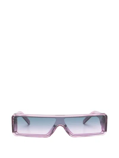 Rick Owens Geth Gradient-lense Sunglasses In Purple