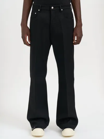Rick Owens Geth Jeans Black Pants