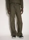 Rick Owens Geth Jeans In Brown