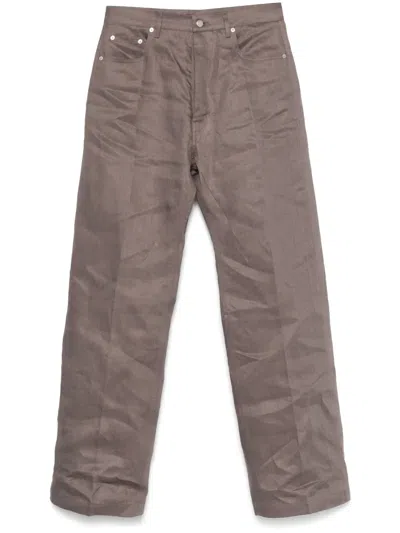 Rick Owens Geth Jeans In Gray