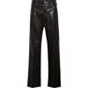 Rick Owens Geth Lambskin Leather Pants