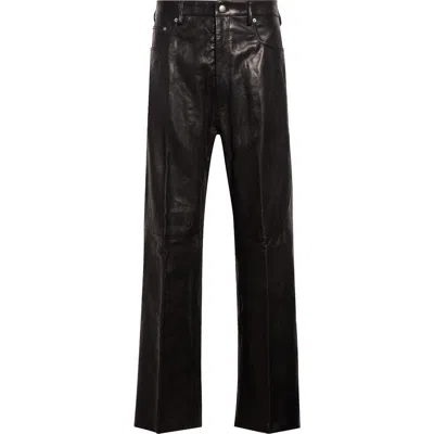 Rick Owens Geth Lambskin Leather Pants