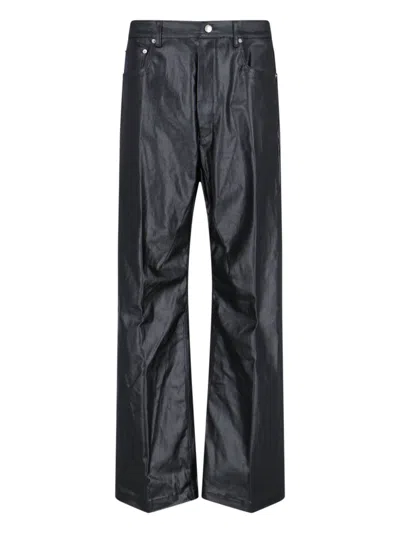 Rick Owens 'geth' Loose Jeans In Black