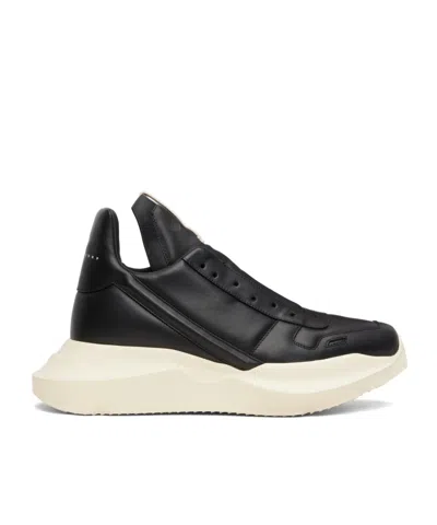 Rick Owens Geth Runner Sneakers In Black