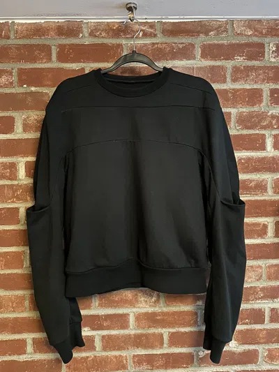 Pre-owned Rick Owens Geth Sweater - Edfu S/s 23 In Black