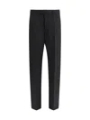 Rick Owens Tailored Geth Wide Leg Virgin Wool Pants In Black