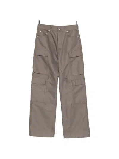 Rick Owens Geth Trousers In Brown