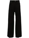 Rick Owens Geth Wide-leg Tailored Trousers In Black