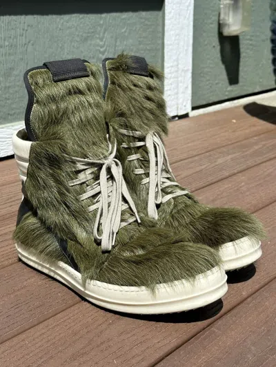 帽子 Rick owens gethsemane 21aw ribws green Rick owens gethsemane 21aw ribws green - メルカリ
