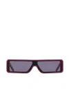 Rick Owens Geth Rectangular Shield Sunglasses