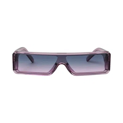 Pre-owned Rick Owens Gethshades Sunglasses 'temple/violet Degrade Lens' | Purple | Men's Size Onesize