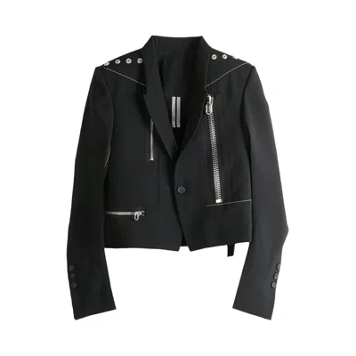 Pre-owned Rick Owens Giacca Alice Jacket 'black/pearl' | Women's Size 40